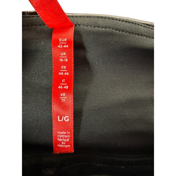 Women's Spanx Black Faux Leather High Rise Leggings Size Large - Picture 5 of 10